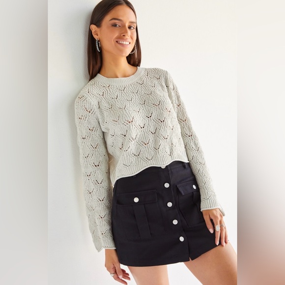 Hyfve black cargo mini skirt size: Large - Picture 4 of 4